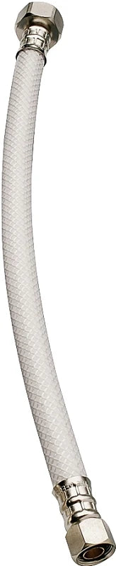 Plumb Pak PP23862 -- 3/8 in. Compression X 1/2 in. D FIP 20 in. Vinyl Faucet Supply Line
