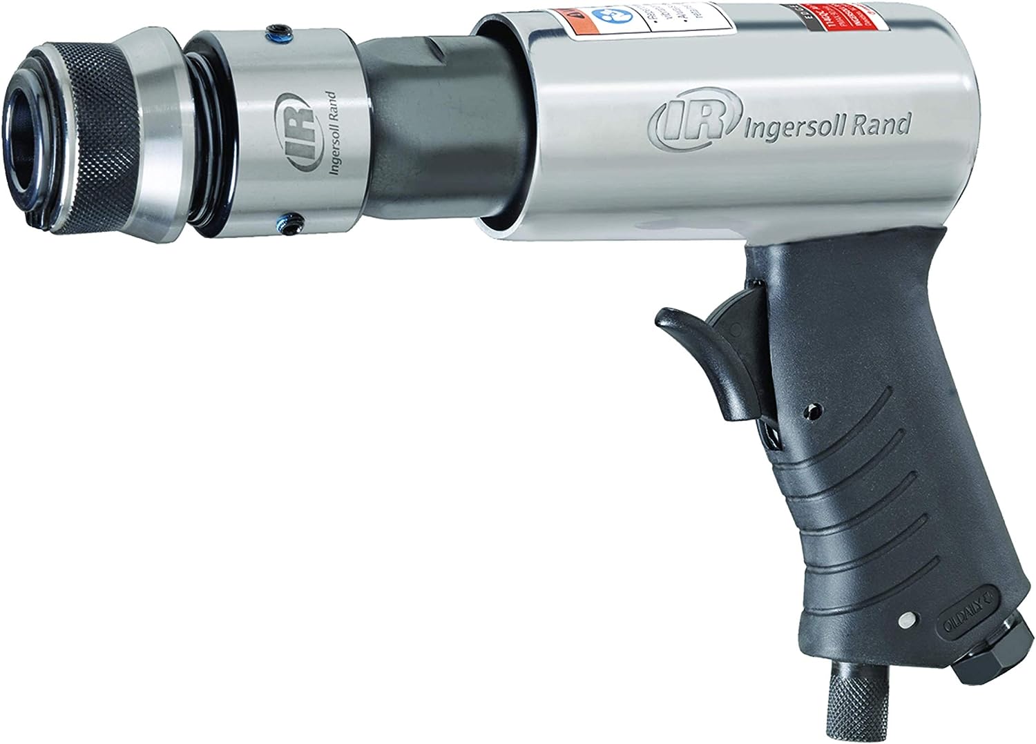 Ingersoll Rand 114GQC Air Hammer - 3 PC Chisel Set with Tapered Punch, Panel Cutter, Flat Chisel, 2-5/8 Inch stroke, 3500 BPM, Lightweight, Compact, Gray