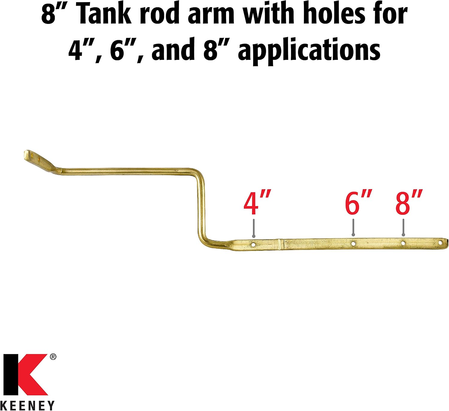 Plumb Pak PP836-74CPL Universal Fit Toilet Handle Tank Flush Lever, Decorative Latch Door Style for Front, Side, or Angle Mount, Polished Chrome