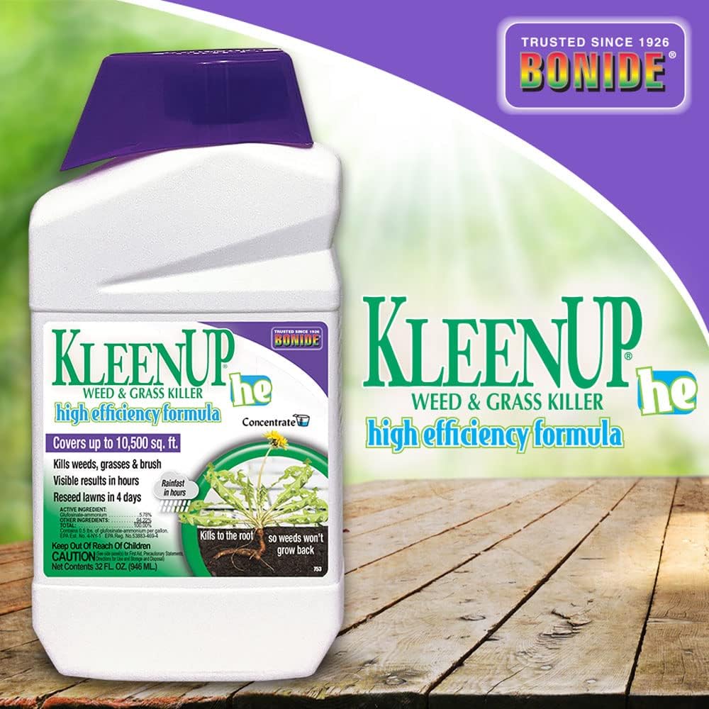 Bonide KleenUP He High Efficiency Weed & Grass Killer Concentrate, 32 oz -- 753