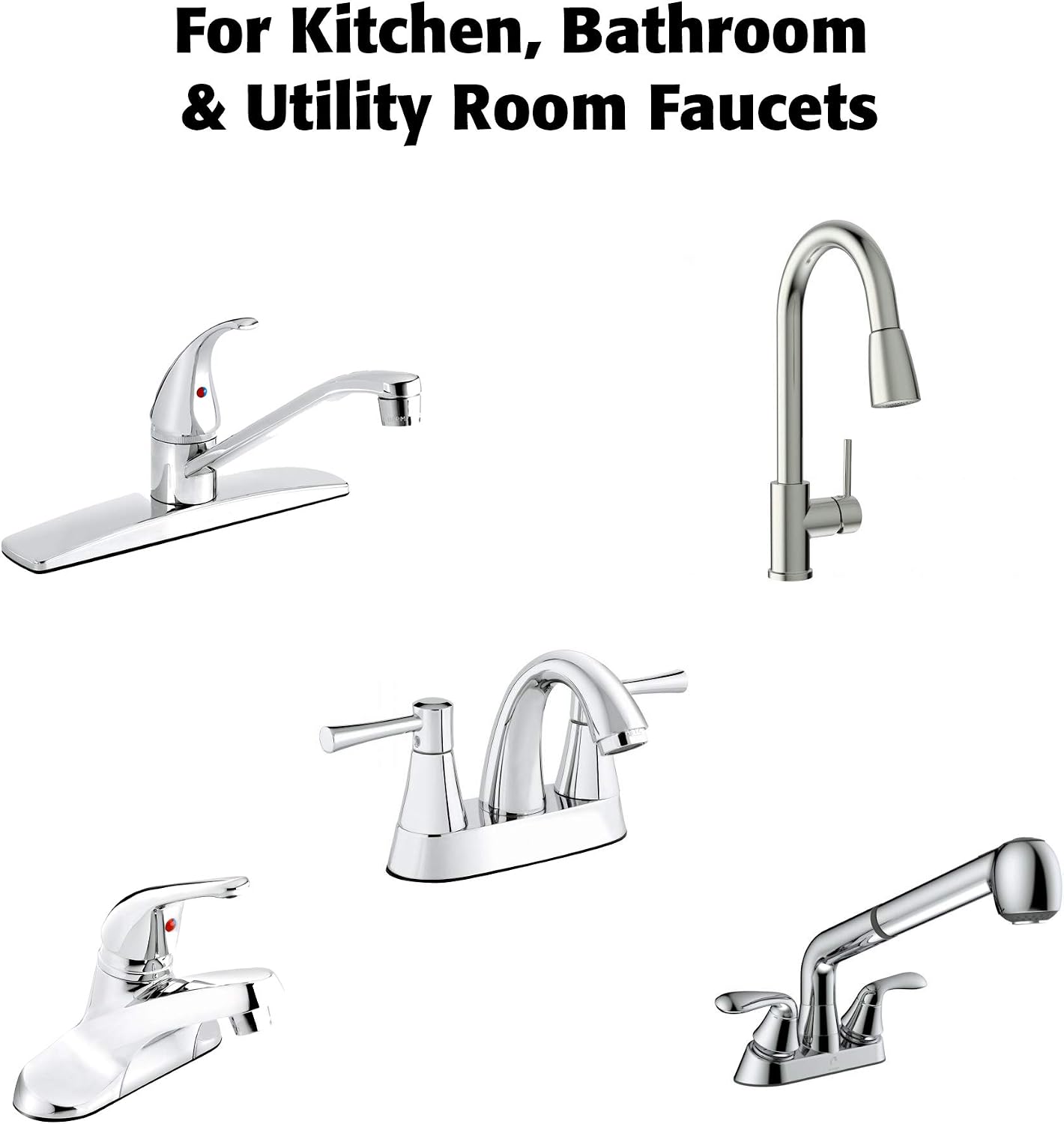 Plumb Pak PP23801LF Ez Faucet Supply Tube, 3/8 X 1/2 in, Compression X Fip, 12 in L, Stainless Steel,Brass