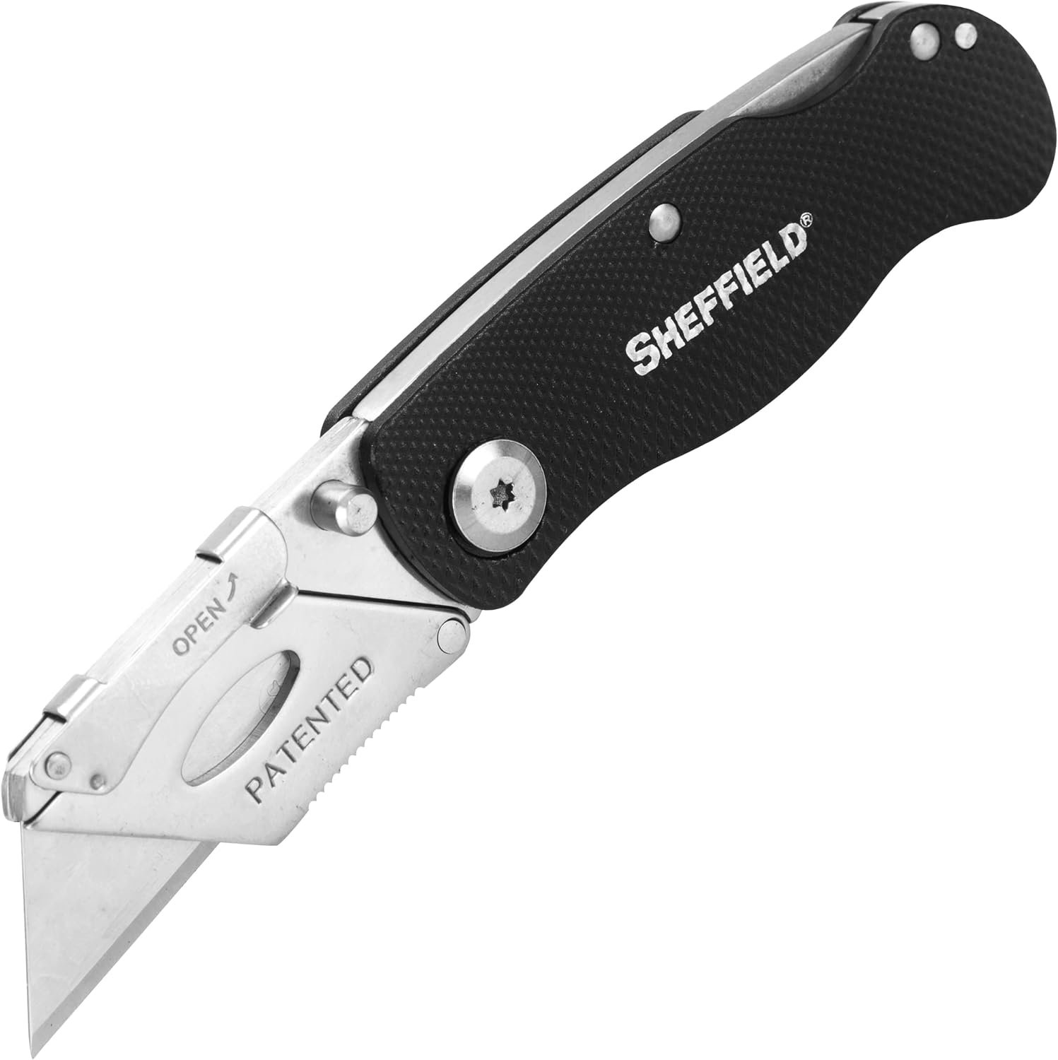 Sheffield Knife Lockback Utility Knife - BLACK