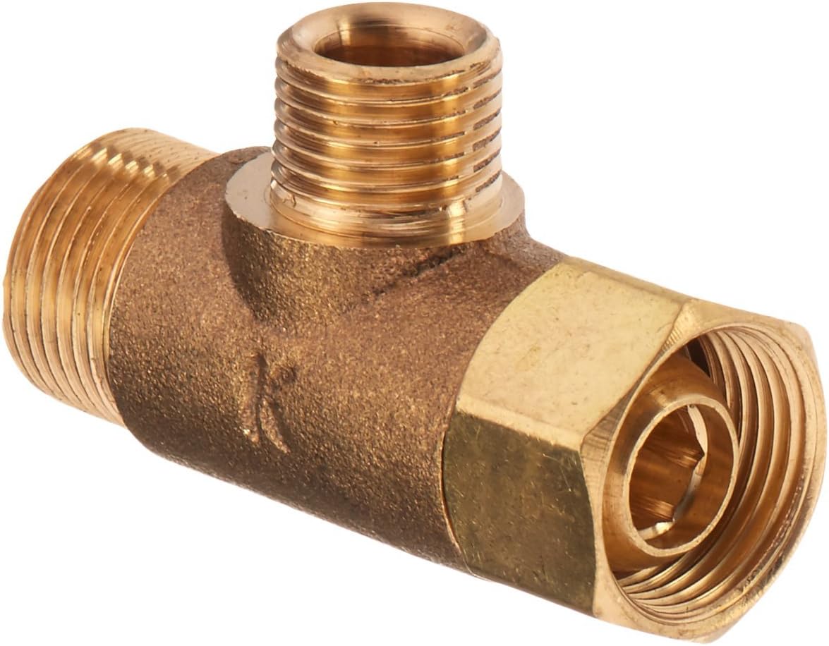 Plumb Pak PP2037LF Add-A-Tee, 3/8" x 3/8" x 1/4", Rough Brass