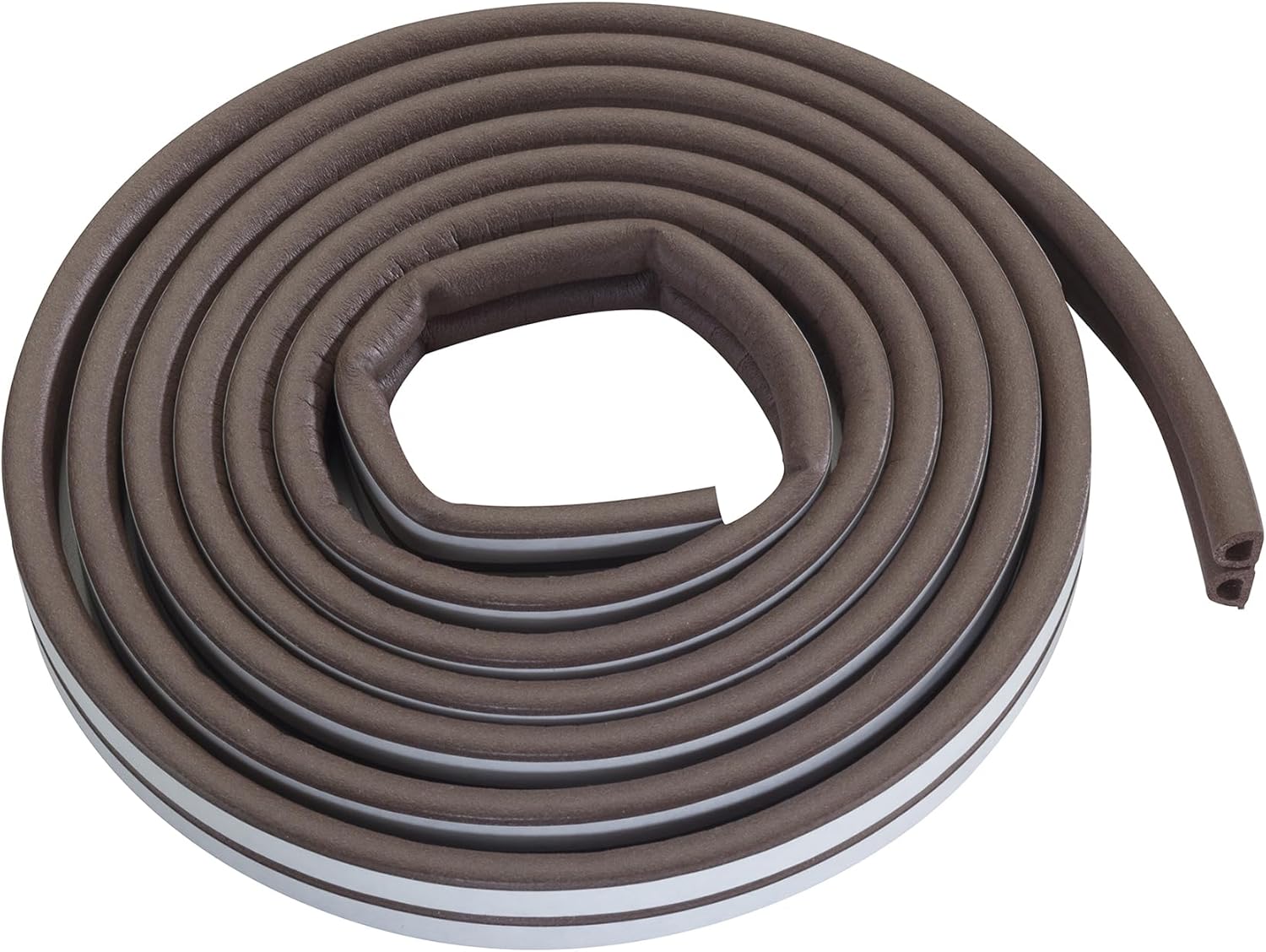 M-D Building Products 63602 1/4 in. x 5/16 in. x 17 ft. Brown Premium Rubber Window Seal for Medium Gaps