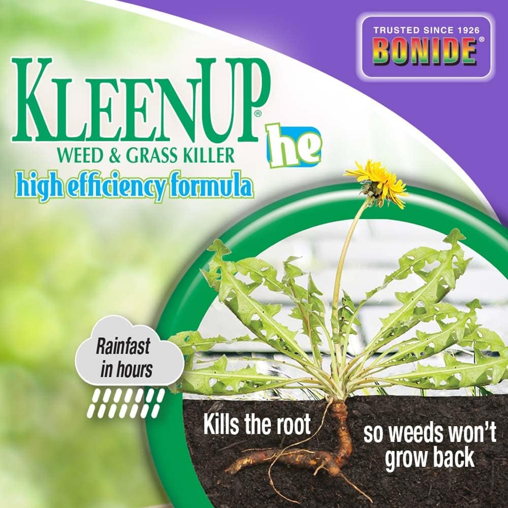 Bonide KleenUP He High Efficiency Weed & Grass Killer Concentrate, 32 oz -- 753