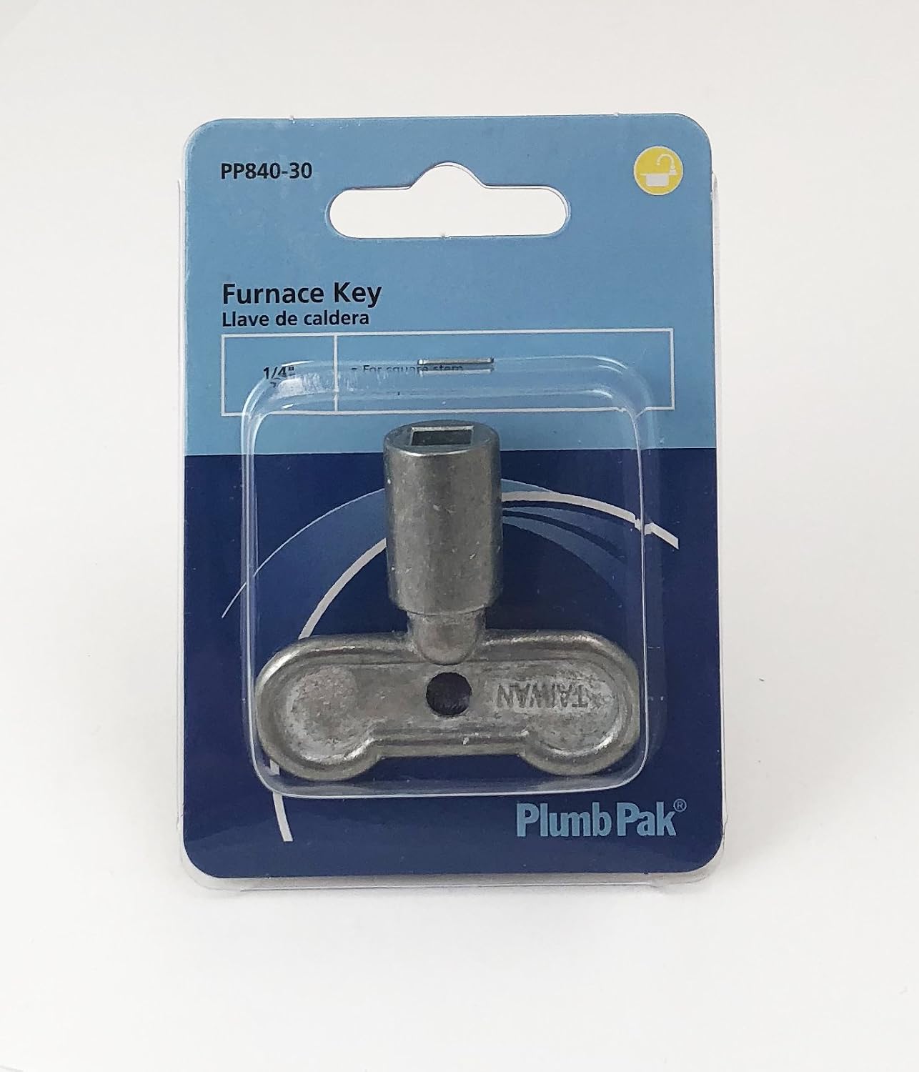 Plumb Pak PP840-30 Keeney Furnace Key, Metal, 4.88" x 3-3/4"/1/4"