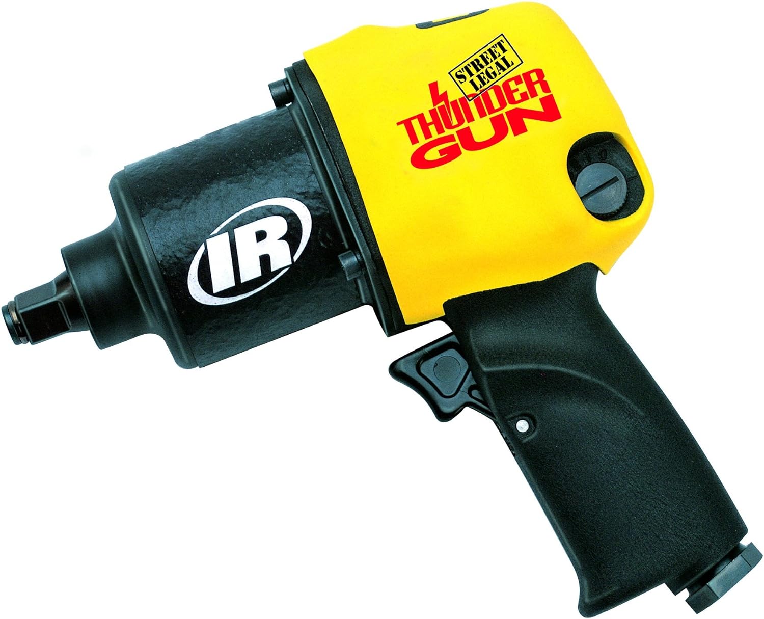 Ingersoll Rand 232TGSL 1/2" Thunder Gun, Fastest Air Impact Wrench, 625 ft lbs Max Reverse Torque, 550 ft lbs Forward Torque, 10,000 RPM, Adjustable Power Regulator