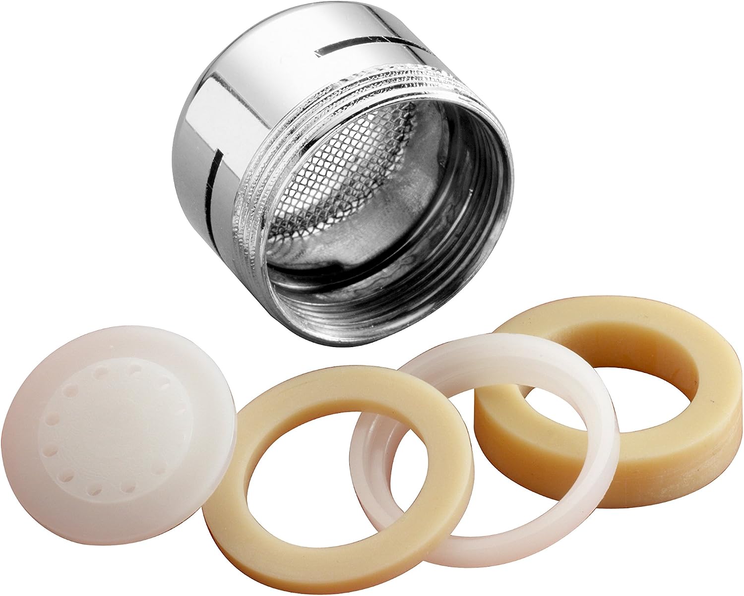 Plumb Pak PP800-1 Dual Threaded Slotted Faucet Aerator, Male X 15/16-27 Female