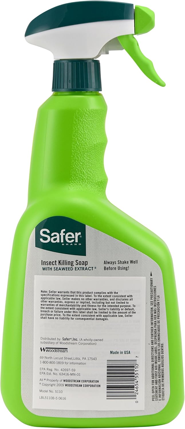 Safer Yard & Garden Insect Spray, 32-oz. -- 5105-6