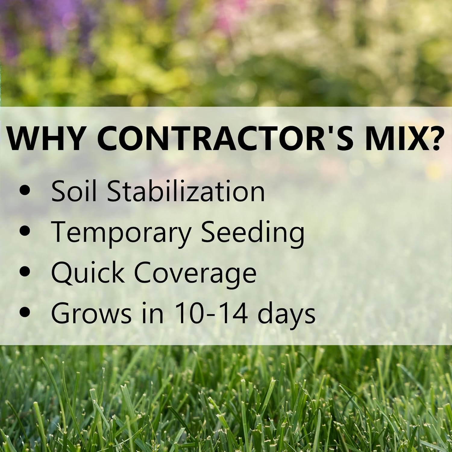 Jonathan Green (11460) Contractor's Grass Seed - Cool Season Lawn Seed (50 lb)