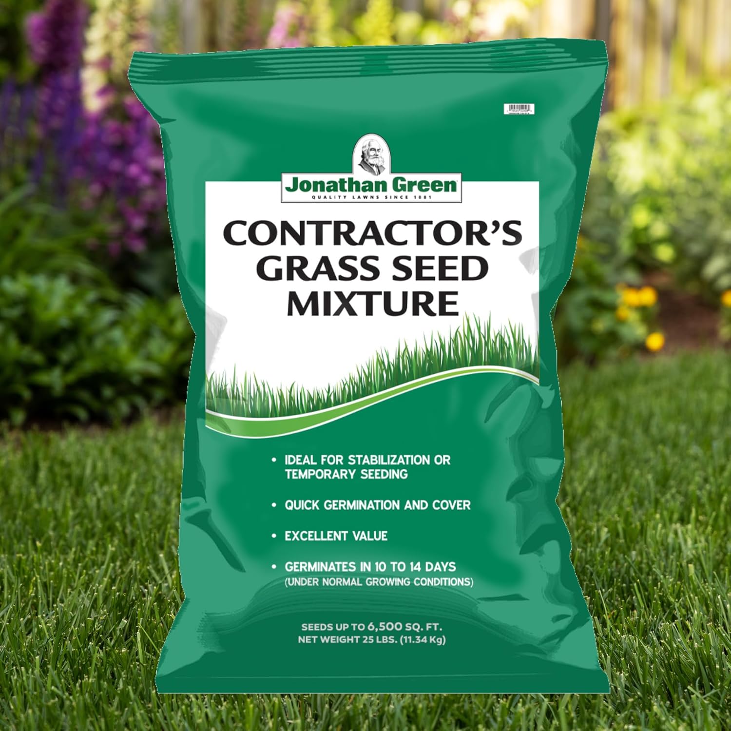 Jonathan Green (11460) Contractor's Grass Seed - Cool Season Lawn Seed (50 lb)