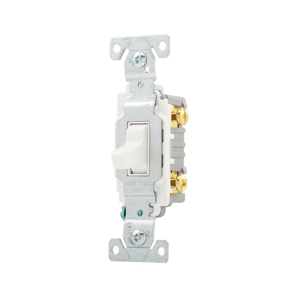 Eaton Commercial Toggle Switch Single Pole, 20 Amp -- CS120W