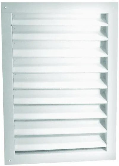 Master Flow DA1218W DA Series 12 By 18 Inch Aluminum Dual Louvers White