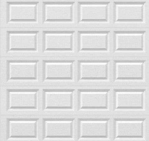 Raynor 8' x 7'6", Buildmark, White, Short Raised Panel, Insulated, 12R -- Door #234