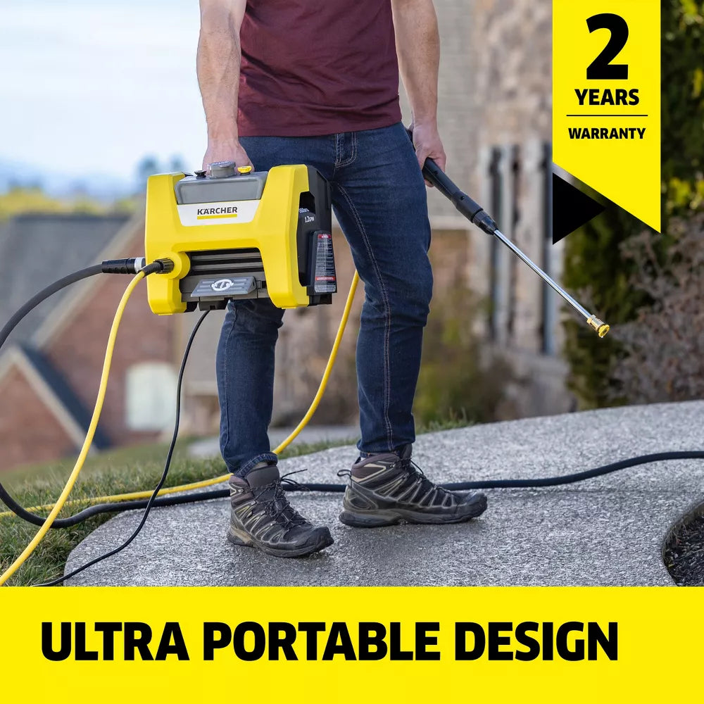 Karcher K1800PS CUBE Electric Pressure Washer, 1800 PSI, 1.2 GPM, CETA Certified