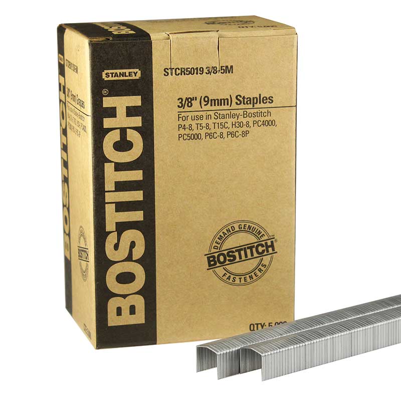 Bostitch STCR50193/8-5M Power Crown Staple -- Qty: 5,000