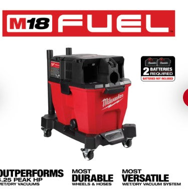 Milwaukee M18 FUEL™ 9 Gallon Dual-Battery Wet/Dry Vacuum 0920-20