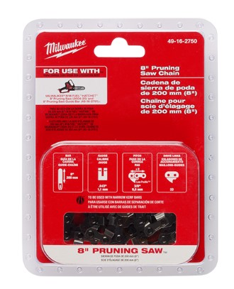 Milwaukee 8" Pruning Saw Chain 49-16-2750