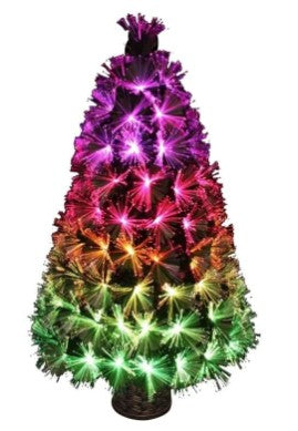 Santas Forest 54630 Christmas Fireworks Fiber Optic Tree, 3 Feet
