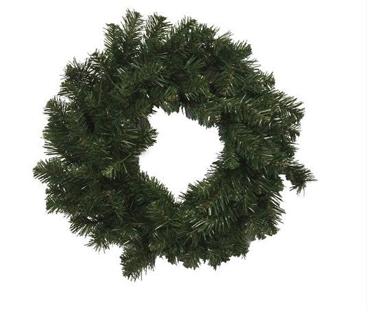 Hometown Holidays 61028 24" Sheared Noble Fir Wreath, Hook Mounting