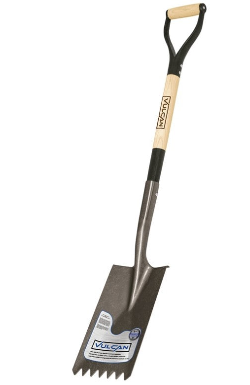 Vulcan 34547 Roof Ripper Shovel, D-Shaped Handle, Wood Handle
