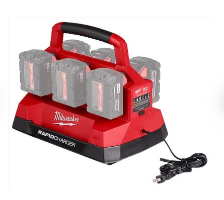 Milwaukee M18™ PACKOUT™ Six Bay Rapid Charger -- 48-59-1809