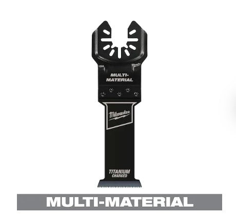 MILWAUKEE® OPEN-LOK™ 1-1/4" TITANIUM CHARGED™ Bi-Metal Multi-Material Multi-Tool Blade -- 49-25-1203