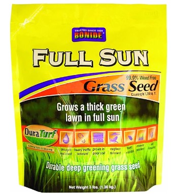 Bonide 60201 Full Sun Grass Seed, 3-Pound