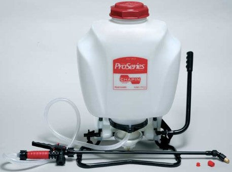 Chapin 4 gal. ProSeries Diaphragm Pump Sprayer, Polyethylene Tank, Cone, Fan Spray Pattern