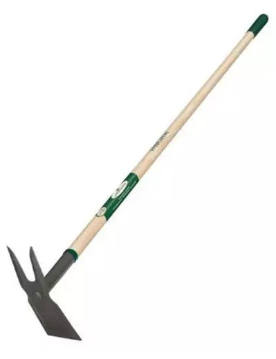 Landscapers Select 34611 Garden Hoe 2 Prong Wood Handle 54 Inch