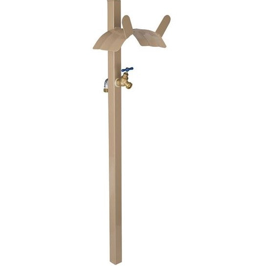 Landscapers Select HH-693 Hose Stand, 150 ft Capacity, Steel, Tan, Powder-Coated, Stake Mounting