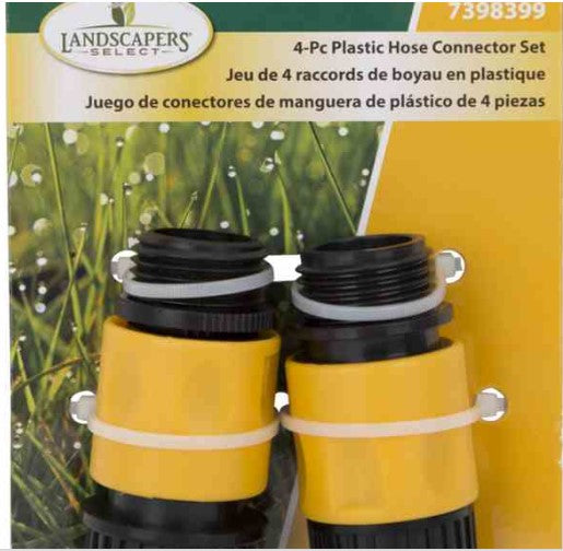 Landscapers Select 4pc Plastic Hose Connector Set