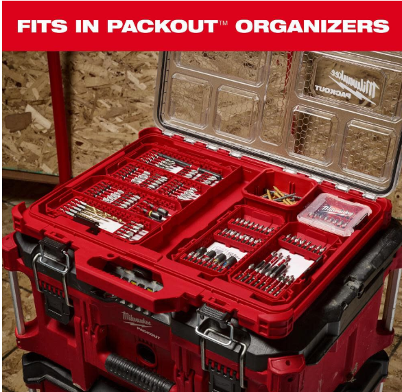Milwaukee SHOCKWAVE Impact Duty Drill & Drive Set 60pc -- 48-32-4097