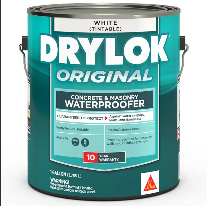 Drylok 27513 Masonry Waterproofer Latex, 1 Gallon, White