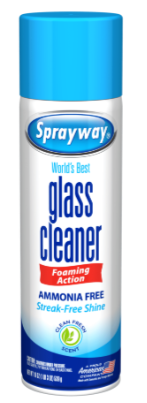 Sprayway Glass Cleaner Foaming Aerosol Spray 19oz