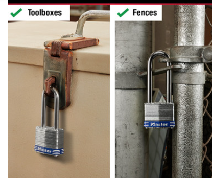 Master Lock 1TRILJ Laminated Padlock