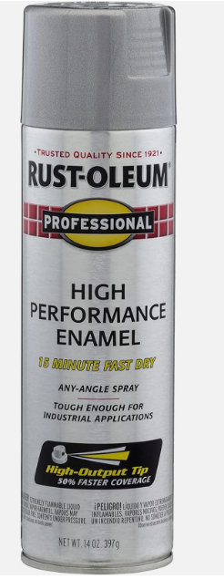 Rust-Oleum Professional High Performance Spray Paint -- Aluminum - 7515838