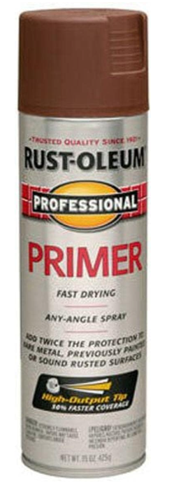Rust-Oleum 7569838 Professional Primer Spray, 15 oz, Flat Red