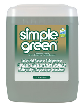 Simple Green Cleaner/Degreaser Concentrate - Liquid 5 gal Pail - 5 Gal Net Weight - Sassafras Fragrance - 13006