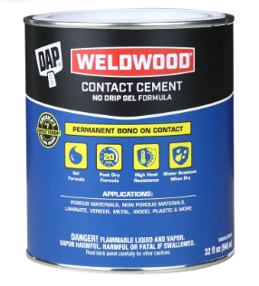 Weldwood Contact Cement Gel, 1-qt.