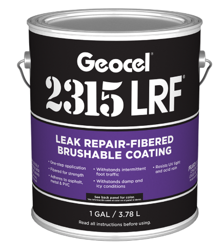 Geocel LEAK REPAIR-FIBERED BRUSHABLE COATING -- 2315LRF