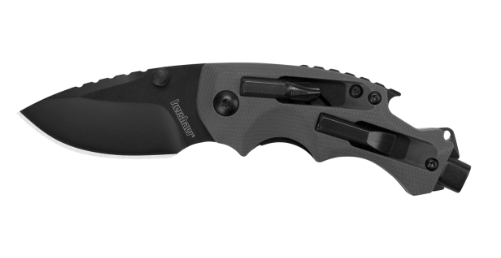 Kershaw Shuffle DIY Folding Knife - 2.375" Plain Drop Point Blade with Screwdriver -- 8720