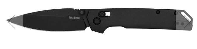 Kershaw Iridium DuraLock KVT Folding Knife 3.4" Spear Point Plain Edge -- 2038