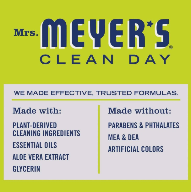 Mrs. Meyer's Clean Day Dish Soap - Lemon Verbena Scent - 12103