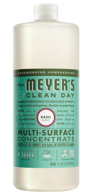 Mrs. Meyer's Clean Day Basil Scent Multi-Surface Concentrate 32oz -- 14440