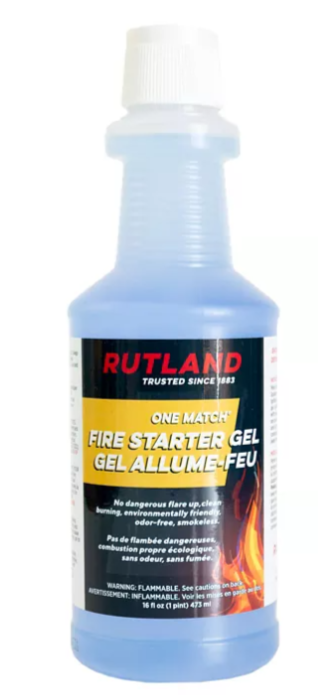 Rutland One Match Fire Starter Gel, 16 fl. oz. -- 49