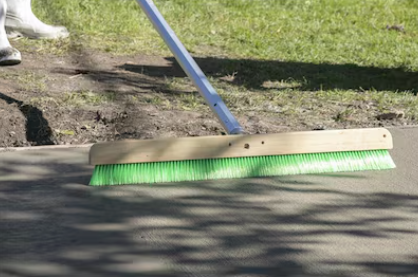 Marshalltown Concrete Broom, Green Nylon - 36"