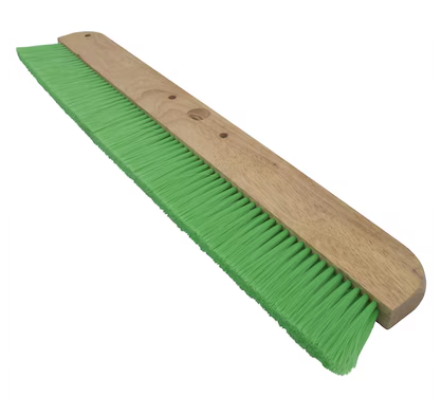 Marshalltown Concrete Broom, Green Nylon - 36"