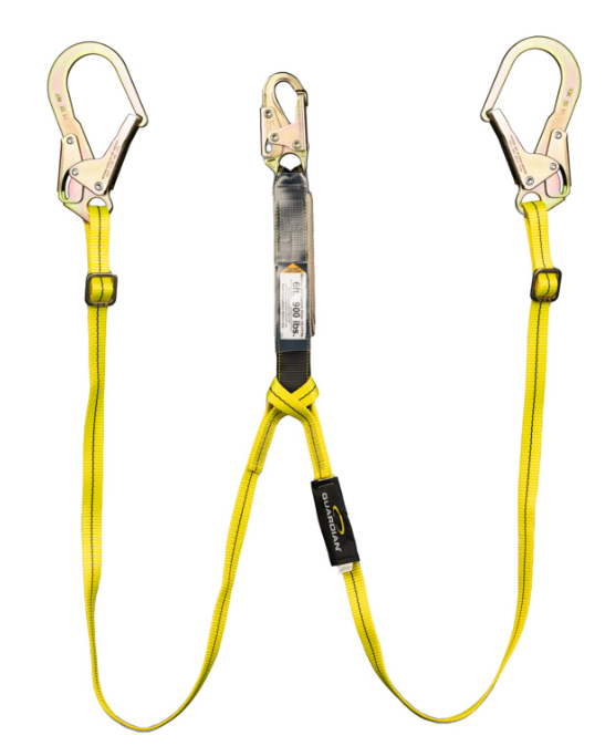 Guardian Double Leg Shock Absorbing Adjustable Lanyard