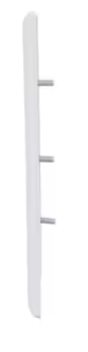 Eaton 2 -Gang Midsize Size White Polycarbonate Indoor Toggle/Duplex Wall Plate -- PJ18W